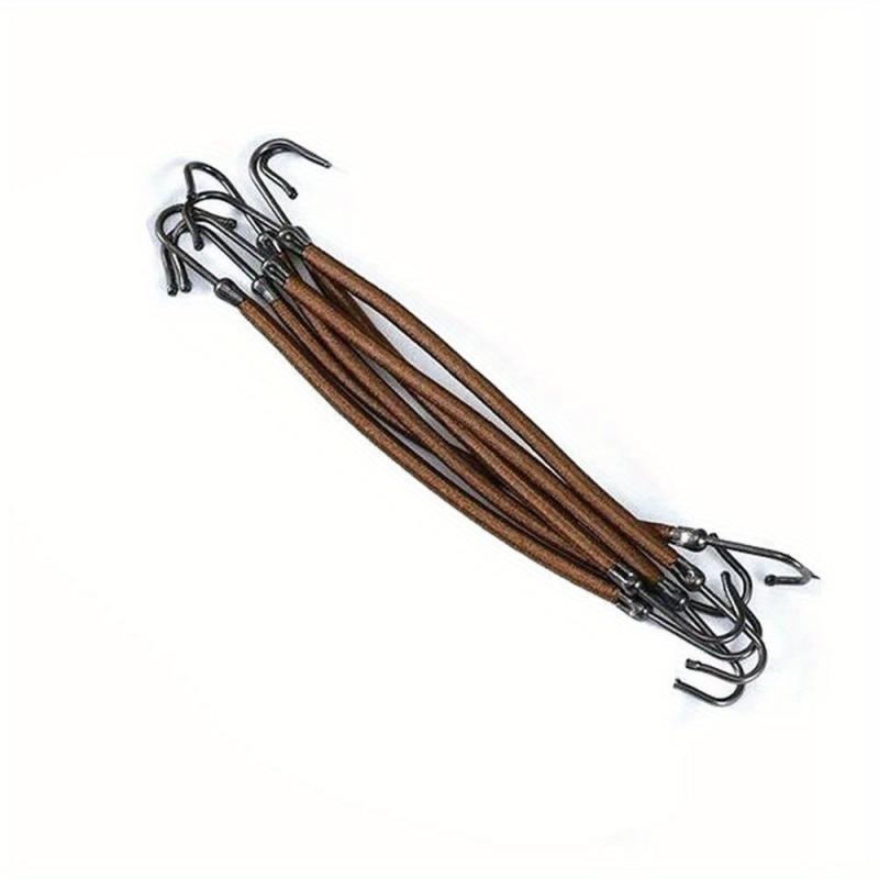 5 Pcs Elastic Hair Hook Ponytail Holder Rubber Band for Women Girls