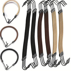 5 Pcs Elastic Hair Hook Ponytail Holder Rubber Band for Women Girls