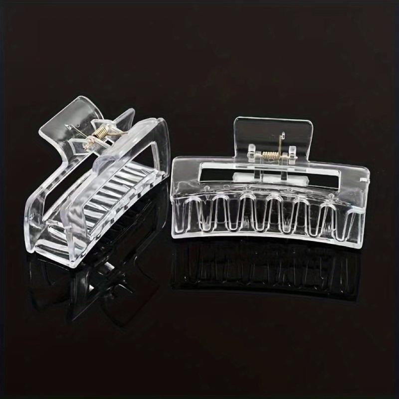 Clear Frame DIY Hair Claw Minimalist Banana Clip Headwear
