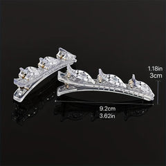 Clear Frame DIY Hair Claw Minimalist Banana Clip Headwear