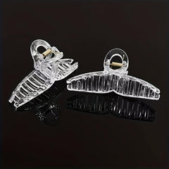 Clear Frame DIY Hair Claw Minimalist Banana Clip Headwear