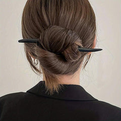 Minimalist Solid Hair Clip Chopstick Style Hair Bun Holder
