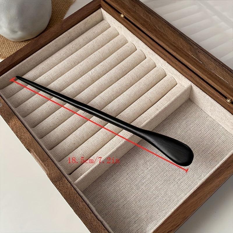 Minimalist Solid Hair Clip Chopstick Style Hair Bun Holder