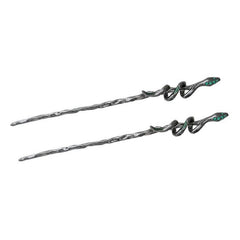 Snake Shape Hair Pin for Back Head Bun Updo Vintage Hair Accessory
