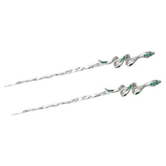 Snake Shape Hair Pin for Back Head Bun Updo Vintage Hair Accessory