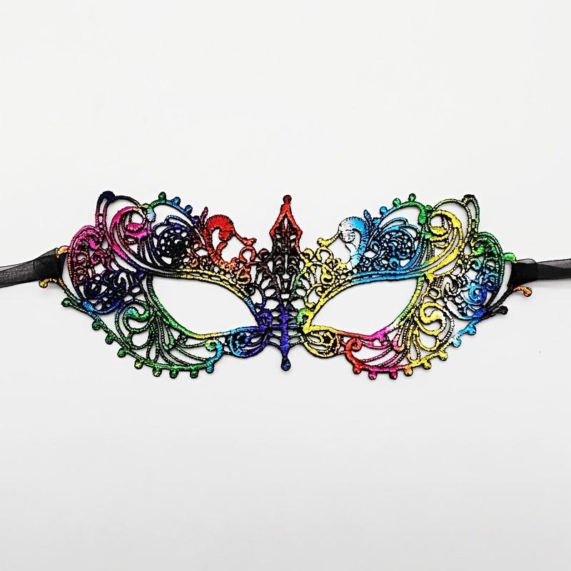 Halloween Party Lace Mask - Half Face Styling, Sexy Costume Party Mask