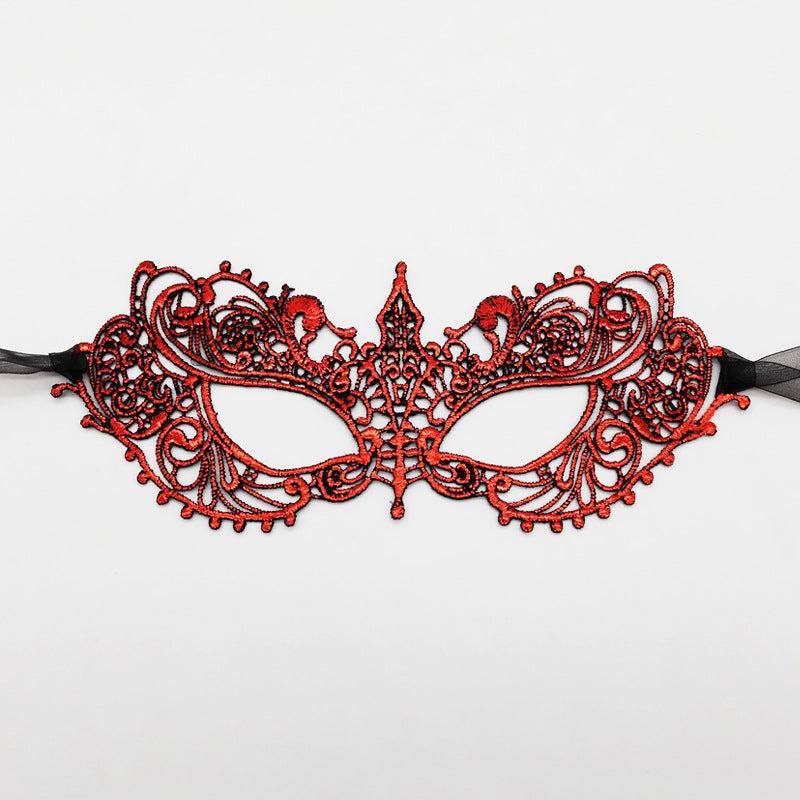 Halloween Party Lace Mask - Half Face Styling, Sexy Costume Party Mask
