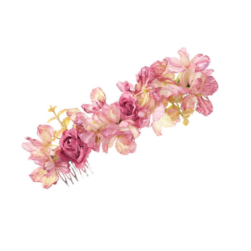 Bohemian Style Flower Hair Comb for Women