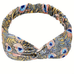 Women's Cross Leather Hair Bands Multicolor Bundle
