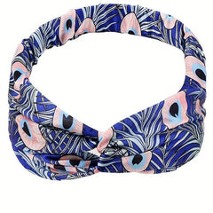Women's Cross Leather Hair Bands Multicolor Bundle