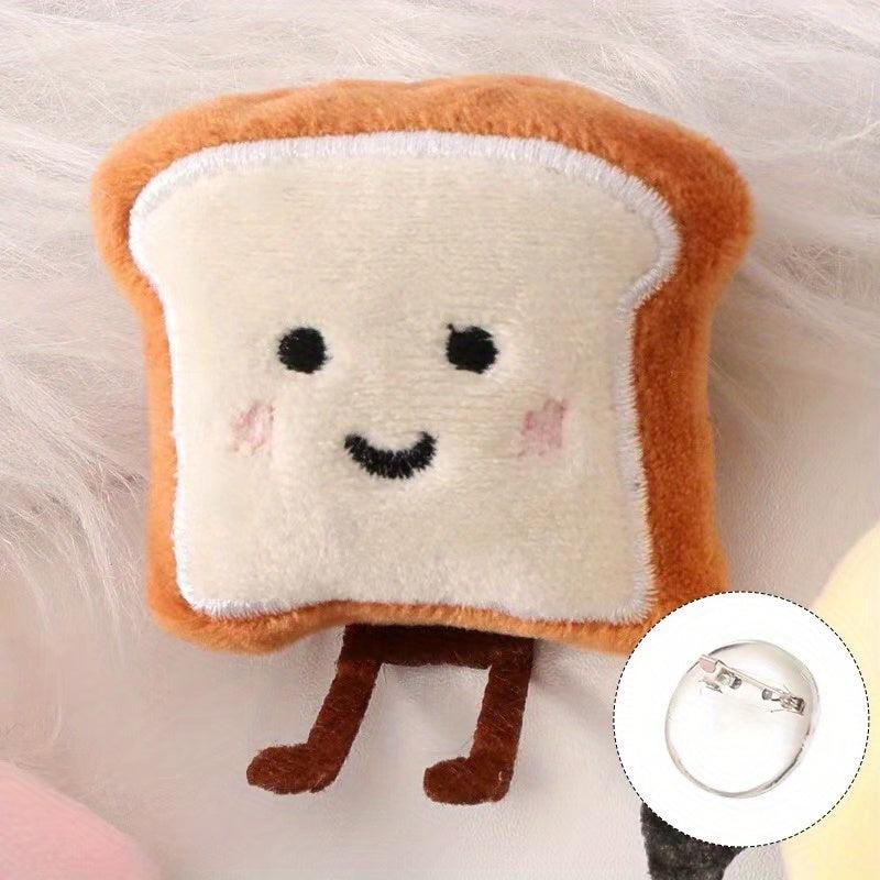 Plush Cartoon Doll Brooch Clothing Backpack Accessories Decoration