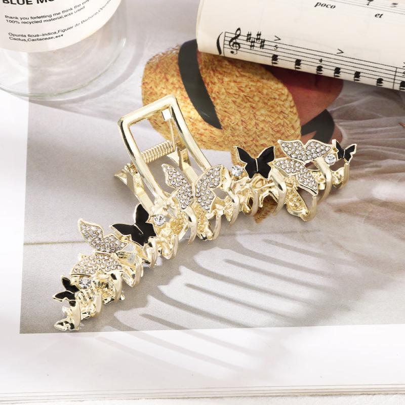Faux Pearl Flower Hair Claw Clips Non Slip Strong Hold Grip Hair Jaw Clip