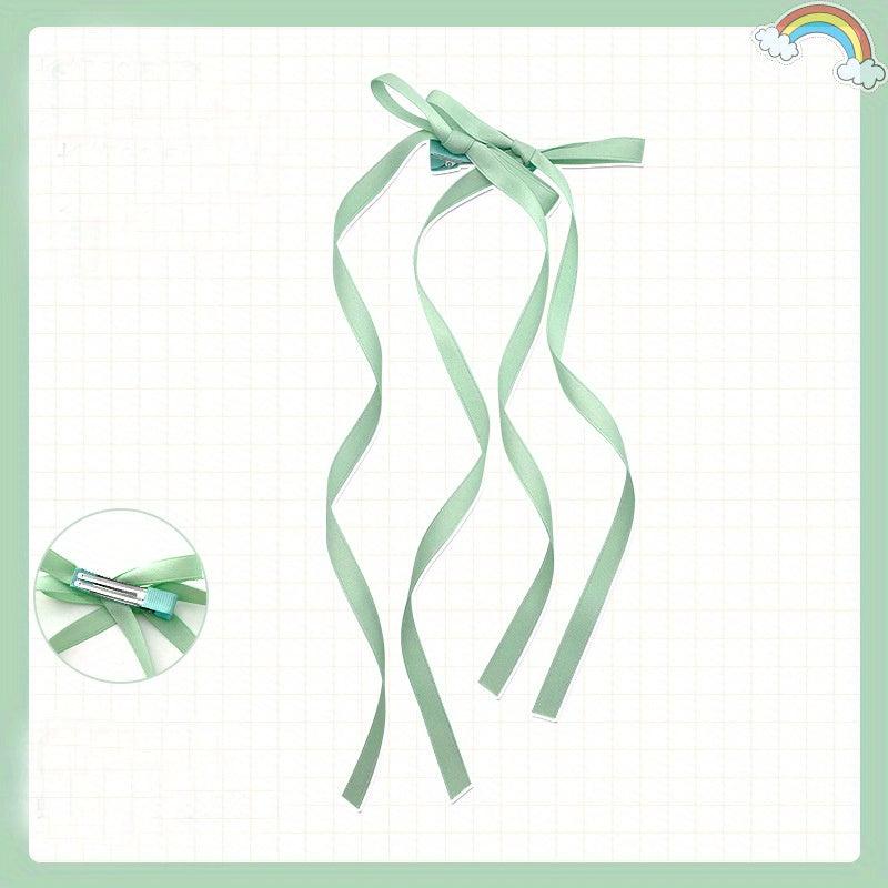 Ribbon Bow Hair Clip Hair Tie Streamer Hair Accessories