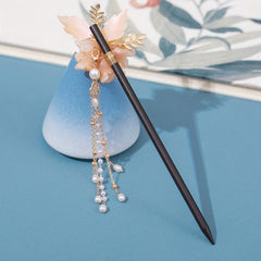 Wooden Hairpin Ancient Style Hair Stick Ponytail Holder