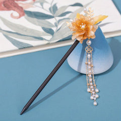 Wooden Hairpin Ancient Style Hair Stick Ponytail Holder