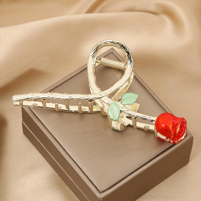 Butterfly & Tulip Hair Claw Banana Clip Non Slip Hair Accessory