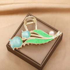 Butterfly & Tulip Hair Claw Banana Clip Non Slip Hair Accessory