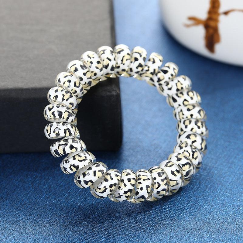 Leopard Pattern Hair Tie Ponytail Holder Hair Accessories