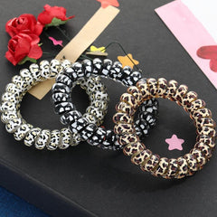 Leopard Pattern Hair Tie Ponytail Holder Hair Accessories