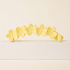 3pcs Lemon Yellow Banana Clips Hair Accessories