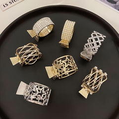 Rhinestone Hair Clip Ponytail Buckle for Women