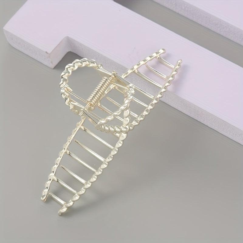 Rose Golden Strong Hold Hair Claw Clip Thick Hair Accessory