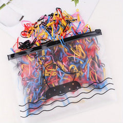 1000pcs Small Elastic Hair Tie No Damage Baby Rubber Band Hair Rope Hair Accesso