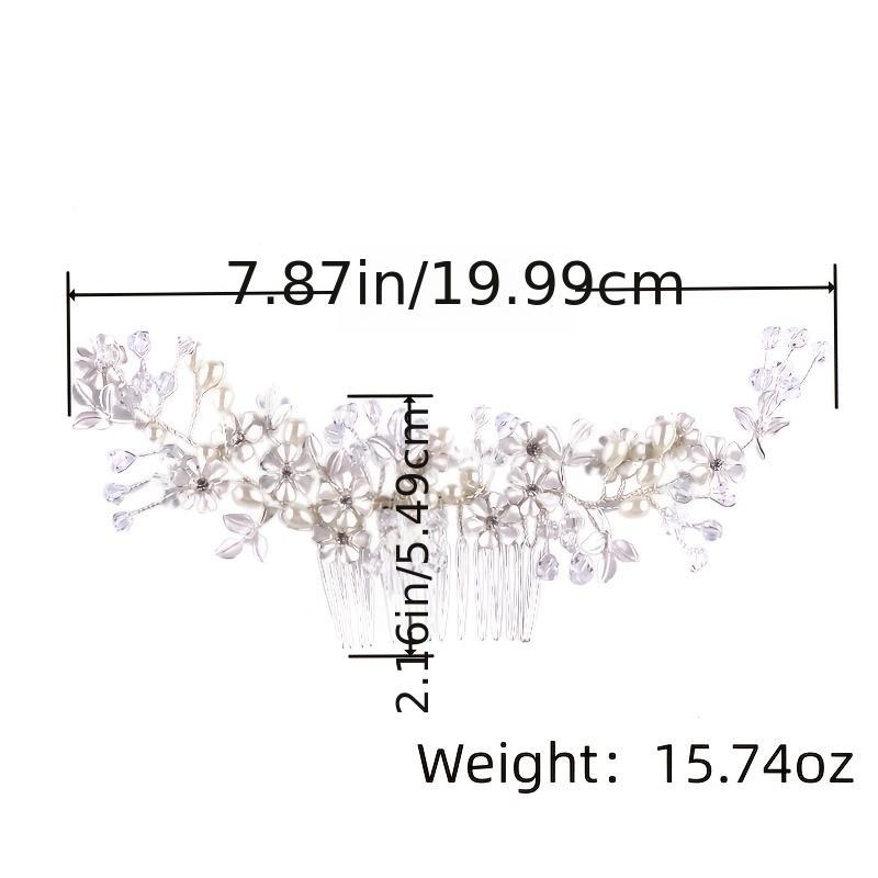 Crystal Flower Bridal Hair Comb Wedding Hair Accessories