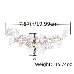 Crystal Flower Bridal Hair Comb Wedding Hair Accessories