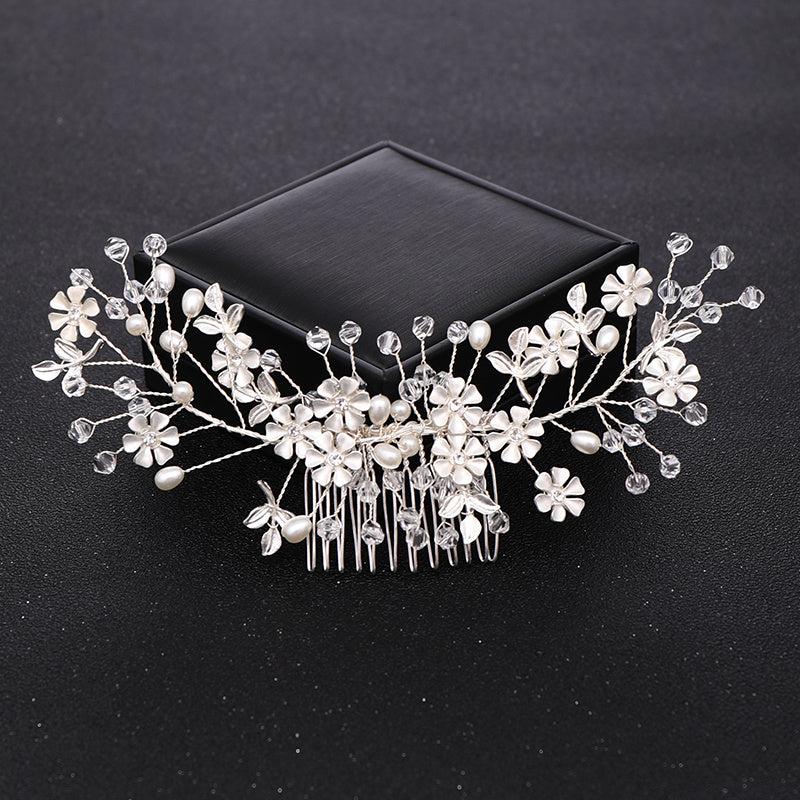 Crystal Flower Bridal Hair Comb Wedding Hair Accessories