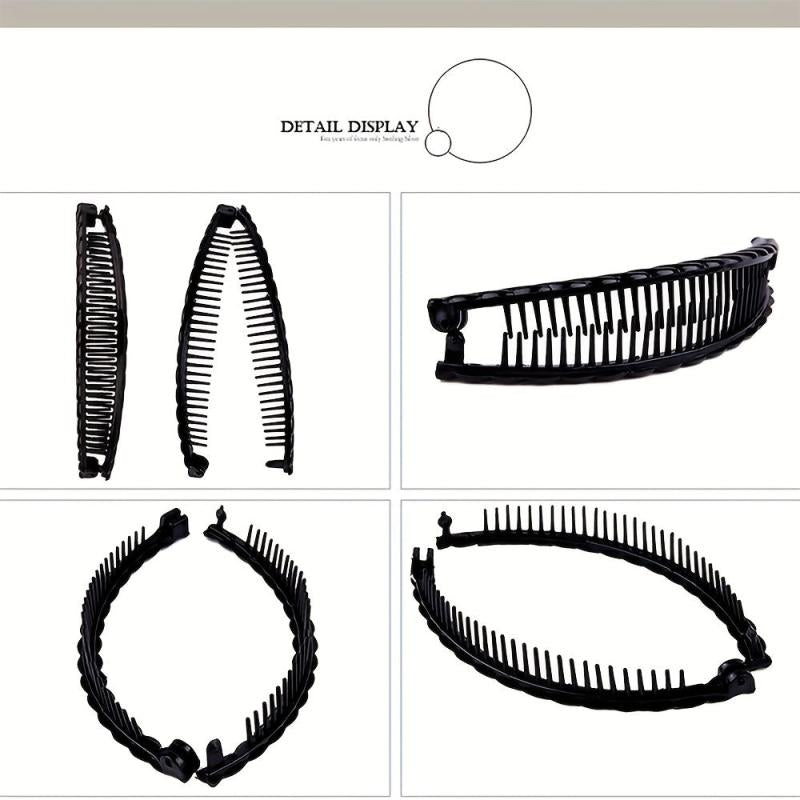 4pcs Banana Hair Clips Clinchers Clips Tool Fishtail Clip Hair Accessories