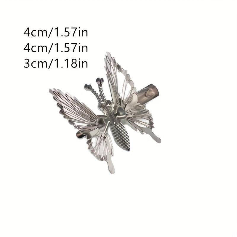 Alloy Butterfly Hair Clip Embroidery Hair Accessories