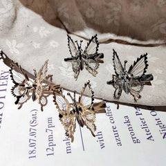 Alloy Butterfly Hair Clip Embroidery Hair Accessories