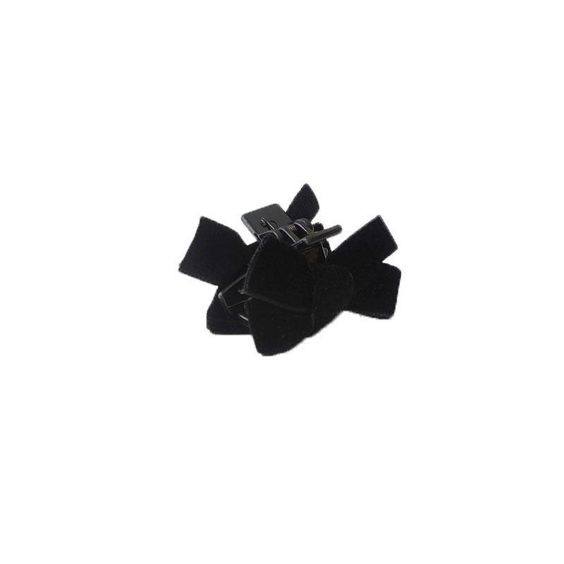 Velvet Bow Hairpin Hair Accessories Women's Solid Hairpin