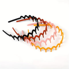 Wavy Headband Solid Hair Band Teeth Hair Band for Women Girls