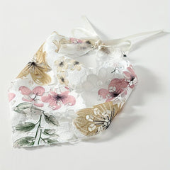 Crocheted Flower Triangle Headband - Pastoral Style Hair Accessory