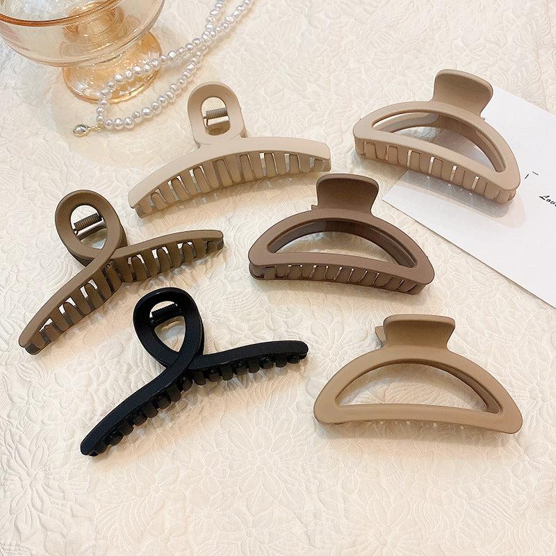 Resin Solid Hair Claw Clip Strong Hold Grip Hair Jaw Clip