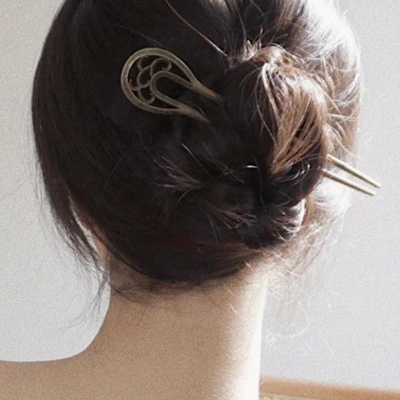 Vintage Chinese Style Hair Fork Bun Holder Hair Accessories