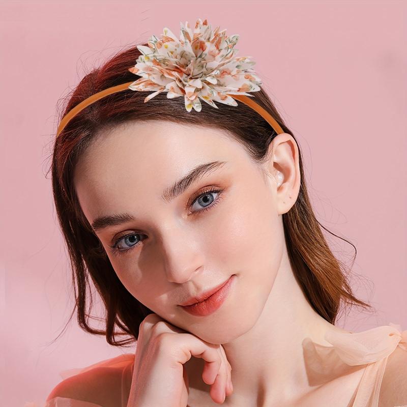 6pcs Vintage Floral Pattern Headbands for Women Girls