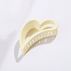 Matte Hair Claw Hollow Shark Claw Style Hair Accessories For Women