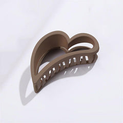 Matte Hair Claw Hollow Shark Claw Style Hair Accessories For Women