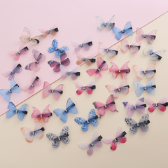 10pcs Butterfly Hair Clip Barrette Hair Slides Clip Non Slip Hair Decoration