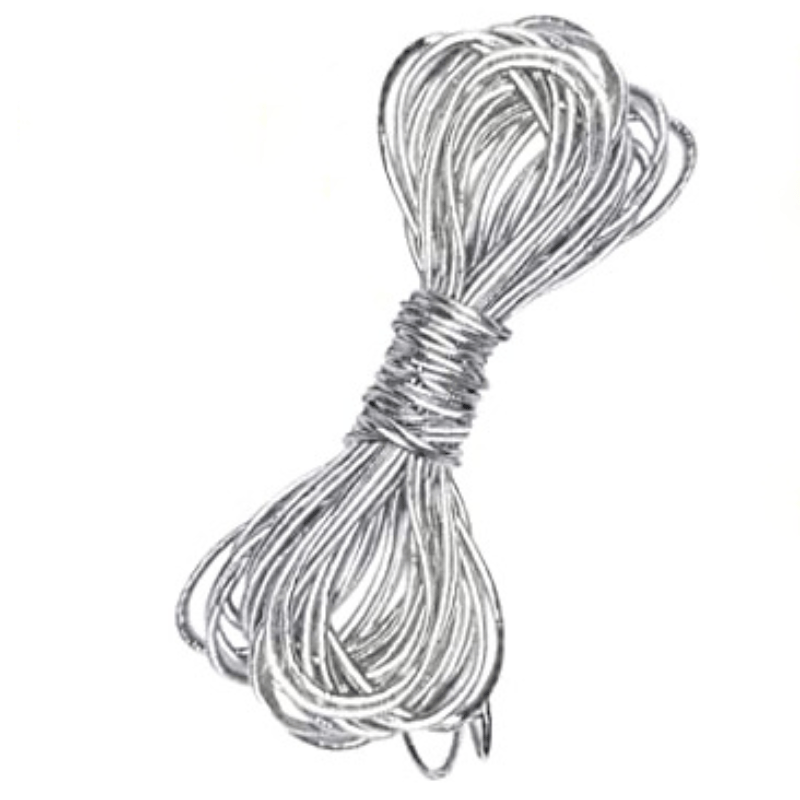 Metallic Cord Stretchy Ribbon Ties for Hair