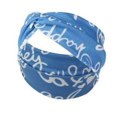Women's Retro Knotted Headband for Yoga and Sports