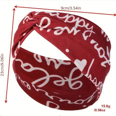 Women's Retro Knotted Headband for Yoga and Sports
