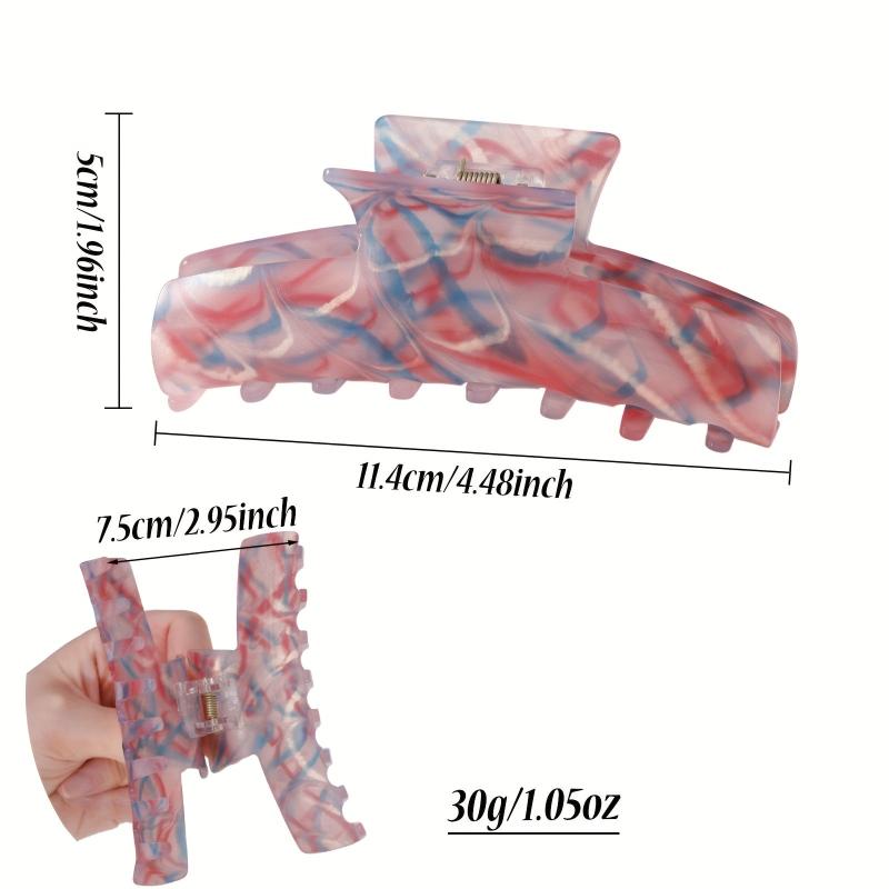 Colorful Acetate Hair Claw for Women Girls