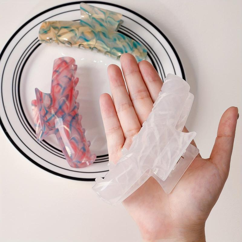 Colorful Acetate Hair Claw for Women Girls