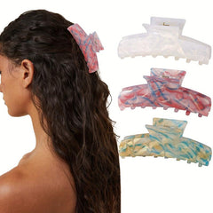 Colorful Acetate Hair Claw for Women Girls