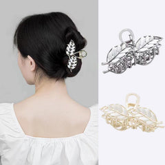 Opal Leaf Hair Claw for Women