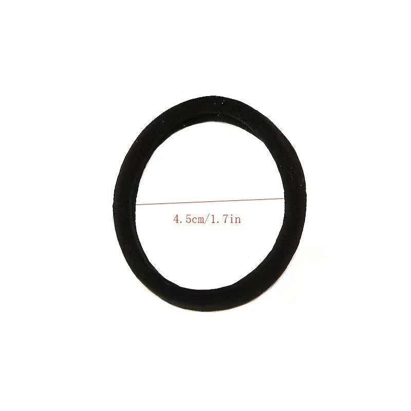 100pcs Non Slip Hair Tie Ponytail Holder Elastic Hair Accessory